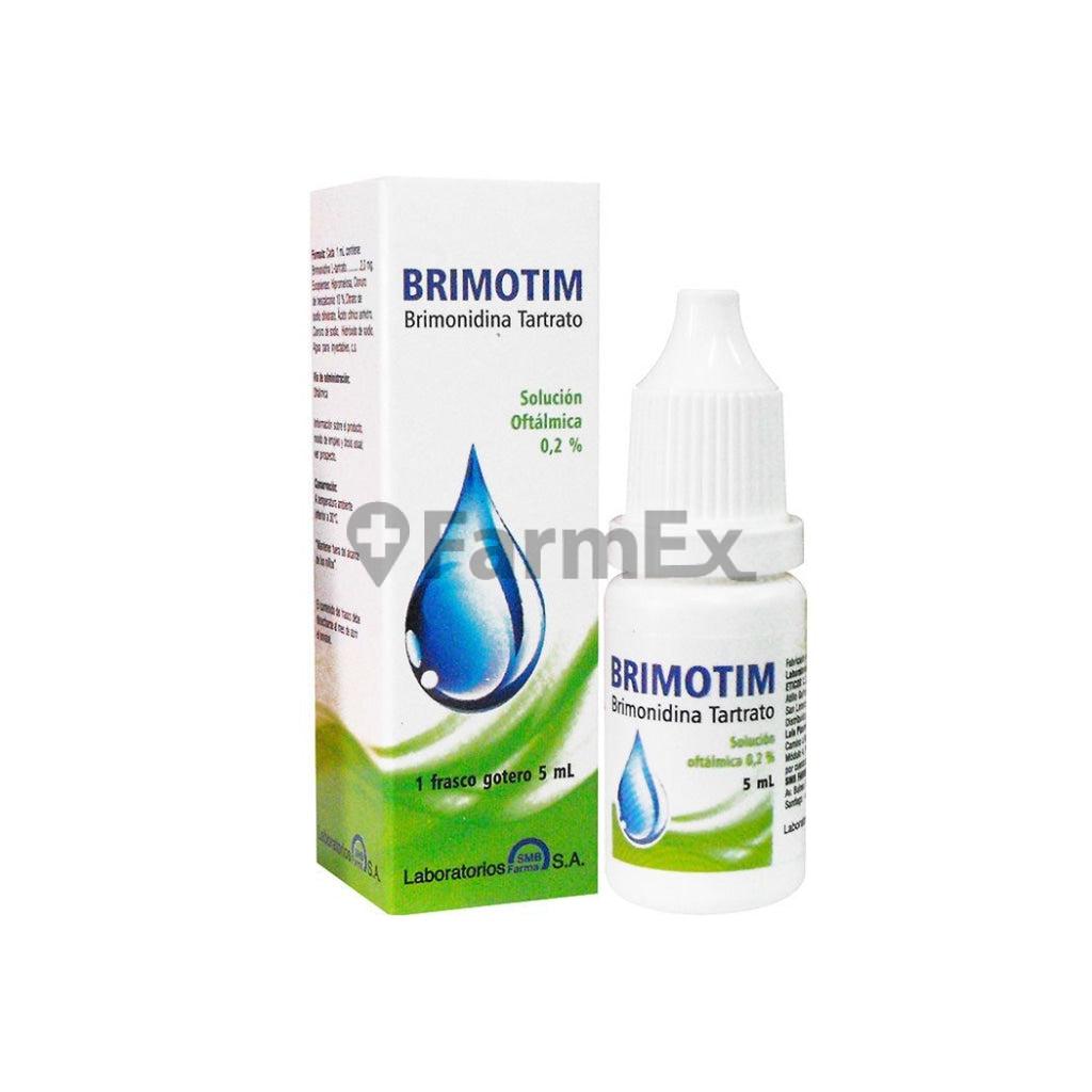 Brimotim Solución Oftálmica 0,2 % x 5 ml SMB farma